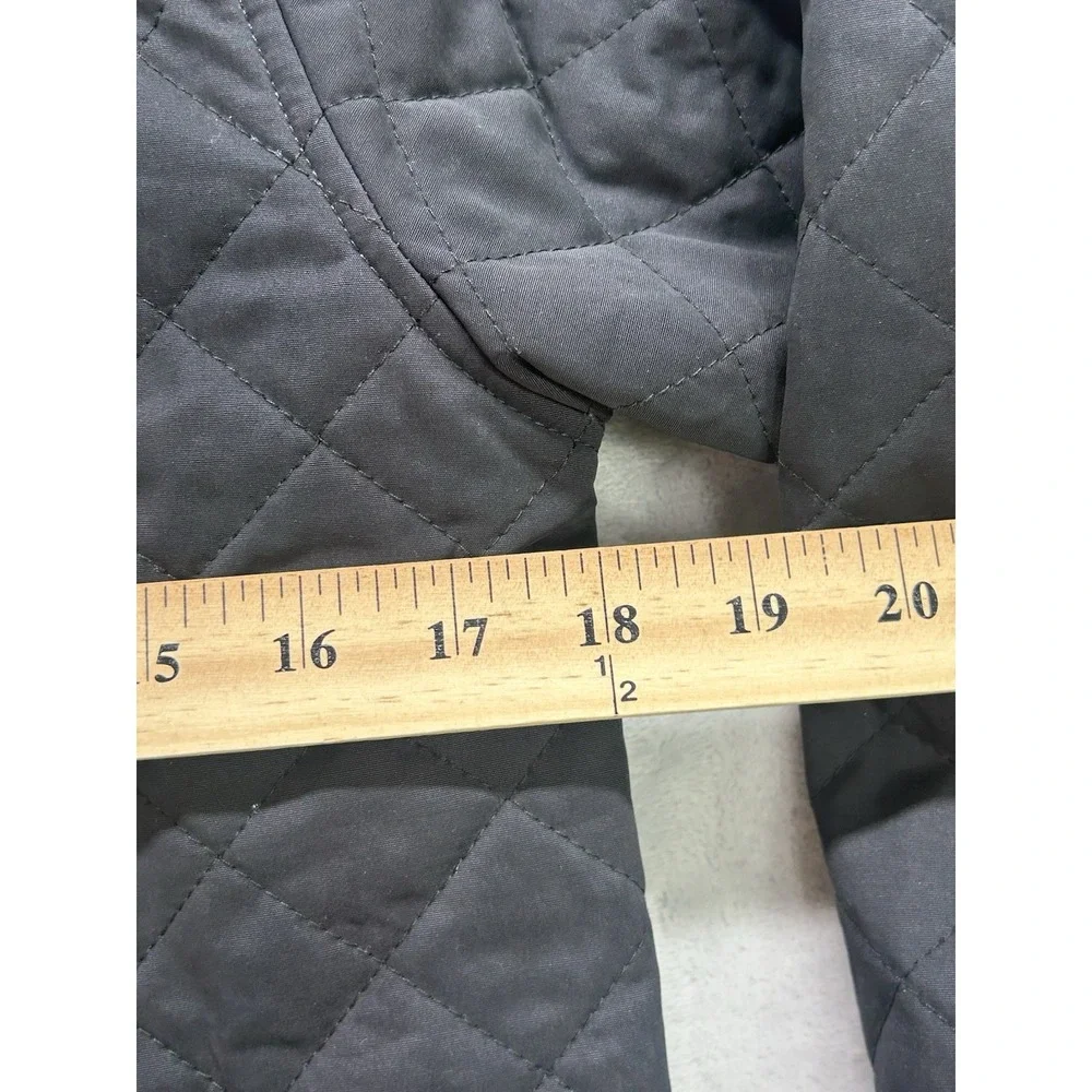 BYLT Quilted Bomber Jacket Mens Small Black Quilted Puffer Premium Basics